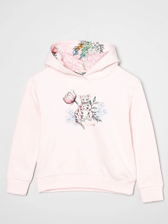 Zdjęcie produktu Bluza z kapturem Roberto Cavalli różowy