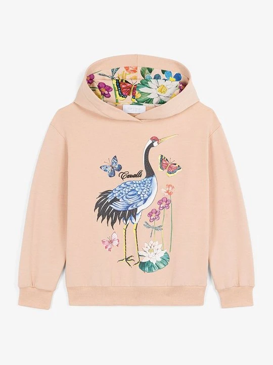 Zdjęcie produktu Bluza z kapturem Roberto Cavalli łososiowy