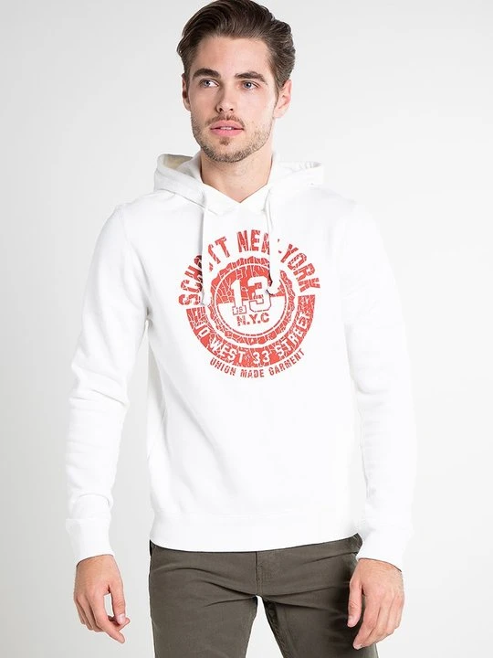 Zdjęcie produktu Bluza z kapturem Schott biały