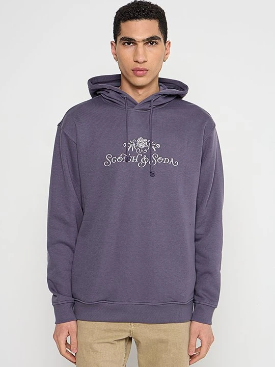 Zdjęcie produktu Bluza z kapturem Scotch & Soda fioletowy