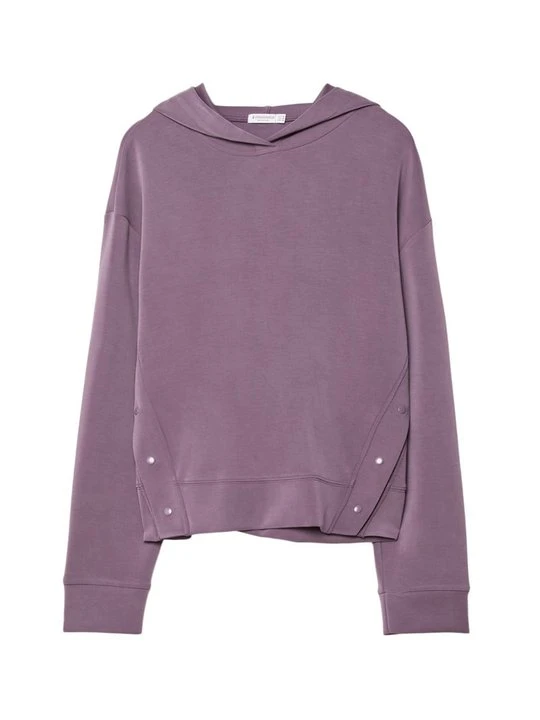 Zdjęcie produktu Bluza z kapturem Stradivarius liliowy