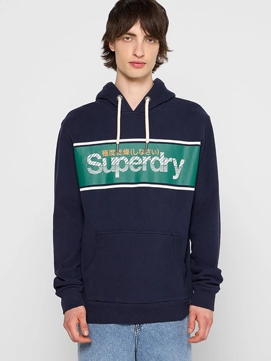Zdjęcie produktu Bluza z kapturem Superdry niebieski