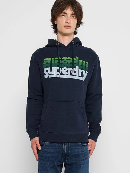 Zdjęcie produktu Bluza z kapturem Superdry granatowy