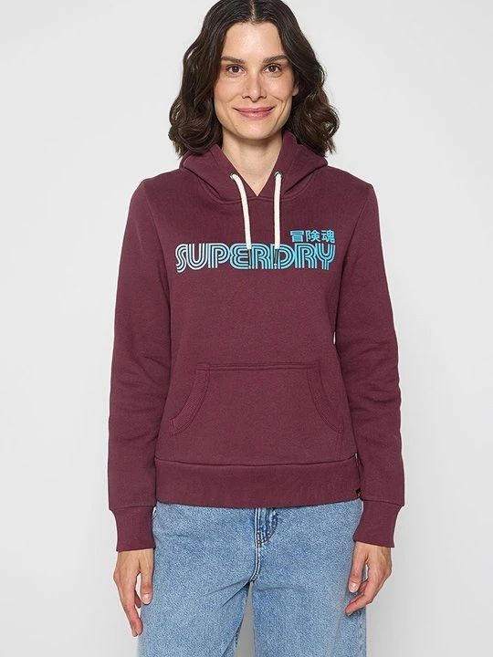 Zdjęcie produktu Bluza z kapturem Superdry fioletowy