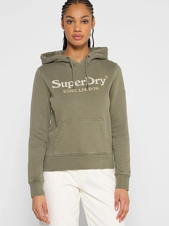Zdjęcie produktu Bluza z kapturem Superdry zielony