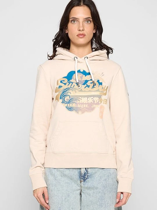 Zdjęcie produktu Bluza z kapturem Superdry beżowy