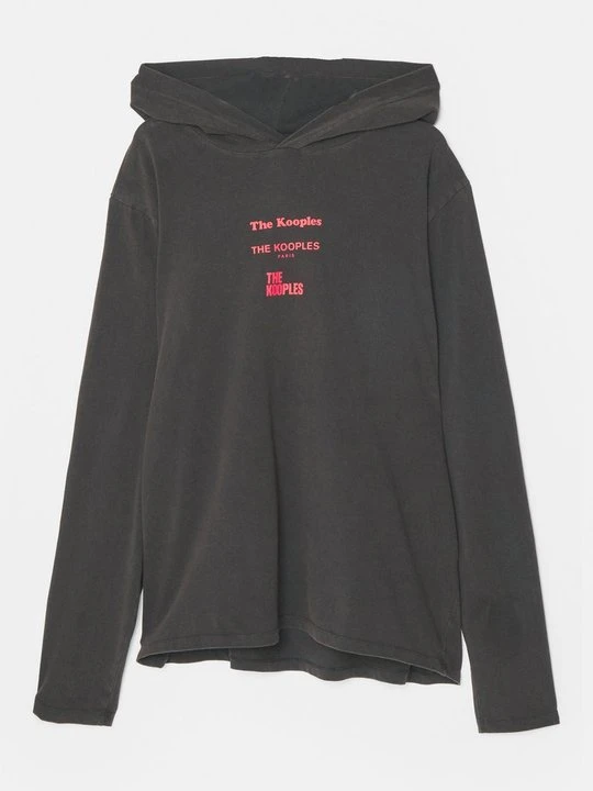 Zdjęcie produktu Bluza z kapturem The Kooples czarny