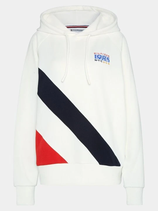 Zdjęcie produktu Bluza z kapturem Tommy Hilfiger mleczny