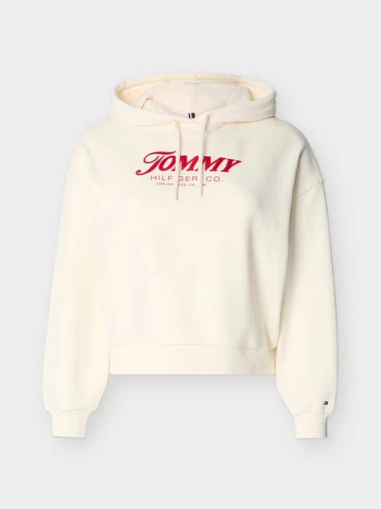 Zdjęcie produktu Bluza z kapturem Tommy Hilfiger mleczny