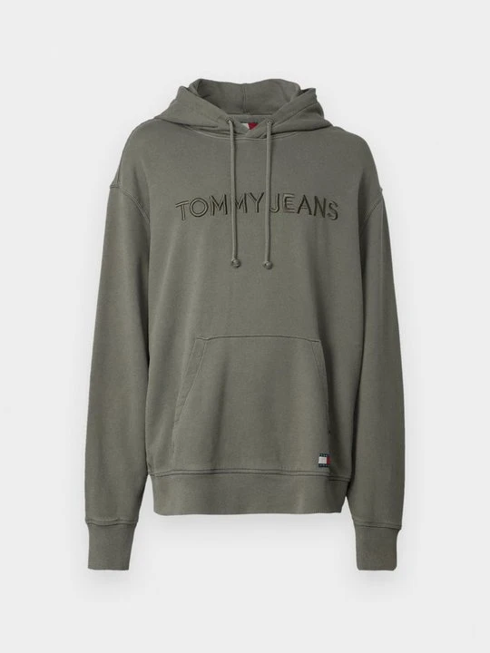 Zdjęcie produktu Bluza z kapturem Tommy Jeans ciemnozielony