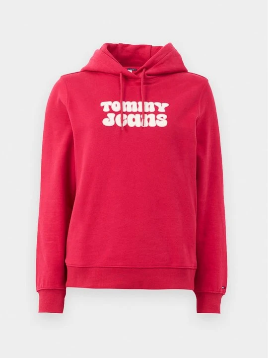 Zdjęcie produktu Bluza z kapturem Tommy Jeans czerwony