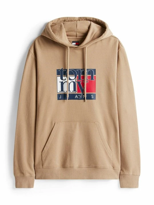 Zdjęcie produktu Bluza z kapturem Tommy Jeans jasny brąz