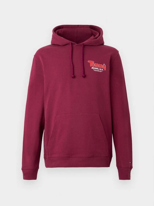 Zdjęcie produktu Bluza z kapturem Tommy Jeans bordowy