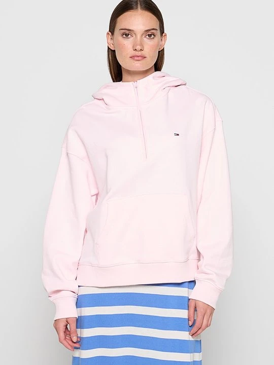 Zdjęcie produktu Bluza z kapturem Tommy Jeans jasnoróżowy