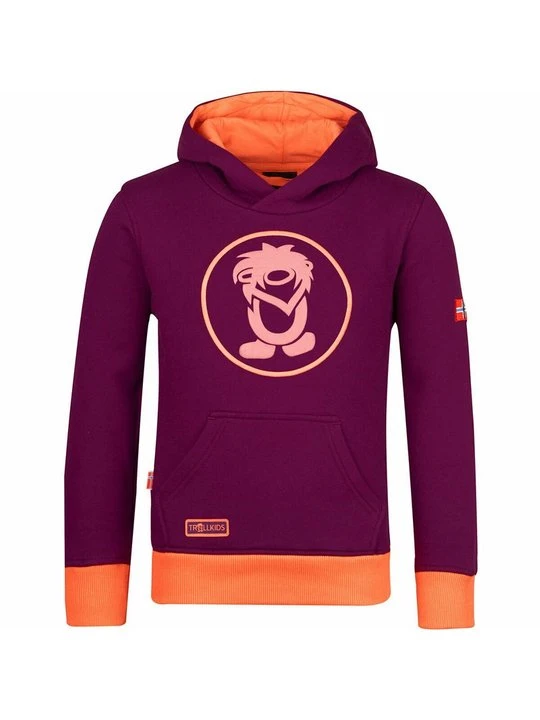 Zdjęcie produktu Bluza z kapturem Trollkids fioletowy