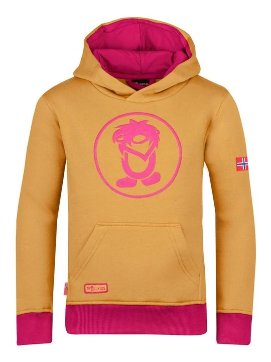 Zdjęcie produktu Bluza z kapturem Trollkids żółty