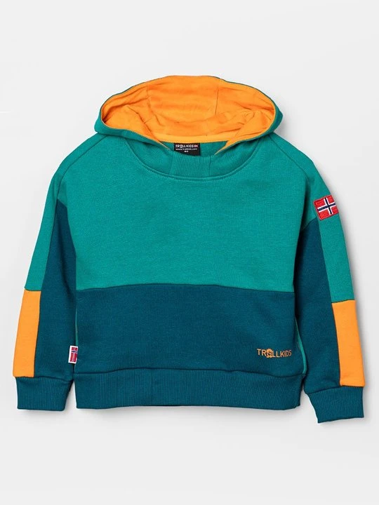 Zdjęcie produktu Bluza z kapturem Trollkids zielony