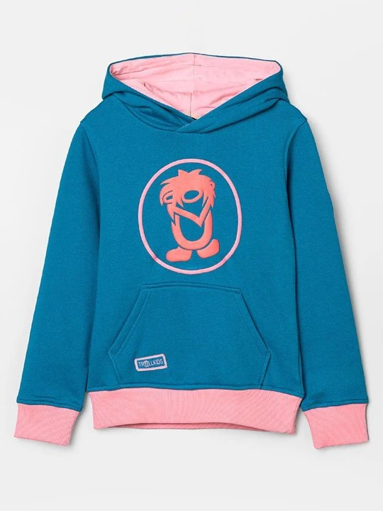 Zdjęcie produktu Bluza z kapturem Trollkids turkusowy