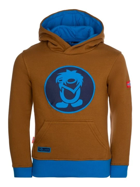 Zdjęcie produktu Bluza z kapturem Trollkids brąz