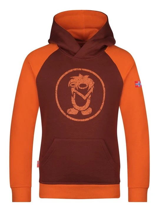 Zdjęcie produktu Bluza z kapturem Trollkids pomarańczowy