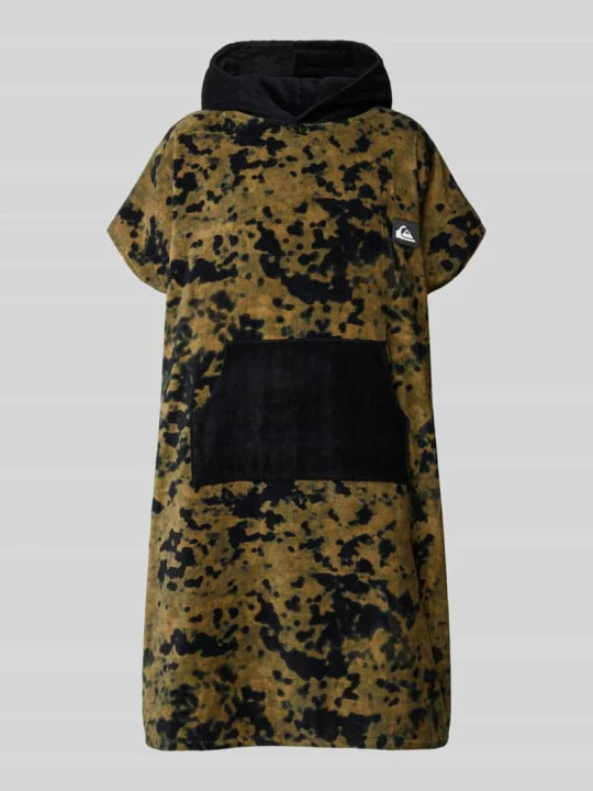 Zdjęcie produktu Bluza z kapturem typu krój regular fit z frotte z naszywką z logo Quiksilver Khaki