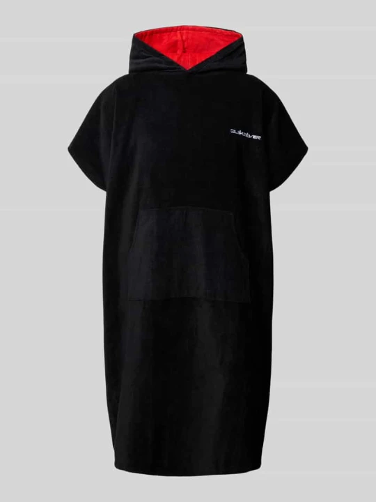 Zdjęcie produktu Bluza z kapturem typu krój regular fit z frotte z naszywką z logo Quiksilver Czarny