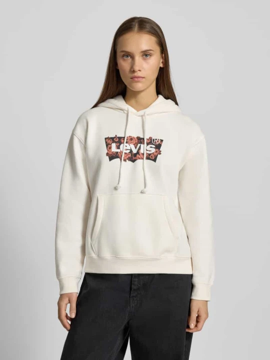Zdjęcie produktu Bluza z kapturem typu oversized Levi's Złamany biały