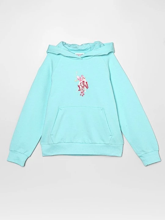 Zdjęcie produktu Bluza z kapturem U.S. POLO ASSN. turkusowy