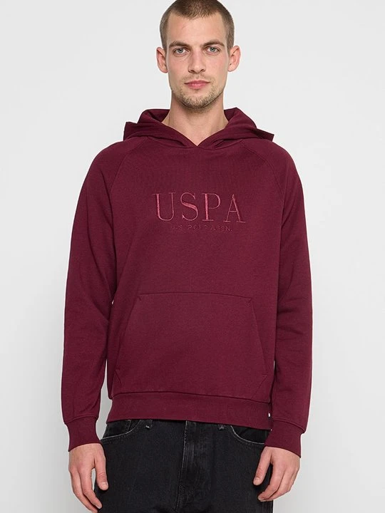 Zdjęcie produktu Bluza z kapturem U.S. POLO ASSN. bordowy