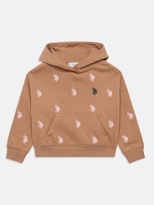 Zdjęcie produktu Bluza z kapturem U.S. POLO ASSN. brązowy