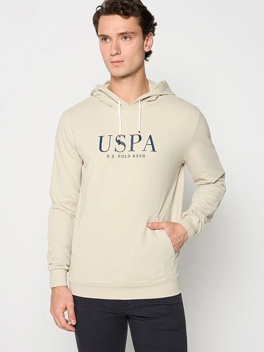Zdjęcie produktu Bluza z kapturem U.S. POLO ASSN. beżowy
