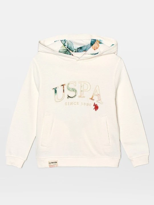 Zdjęcie produktu Bluza z kapturem U.S. POLO ASSN. mleczny