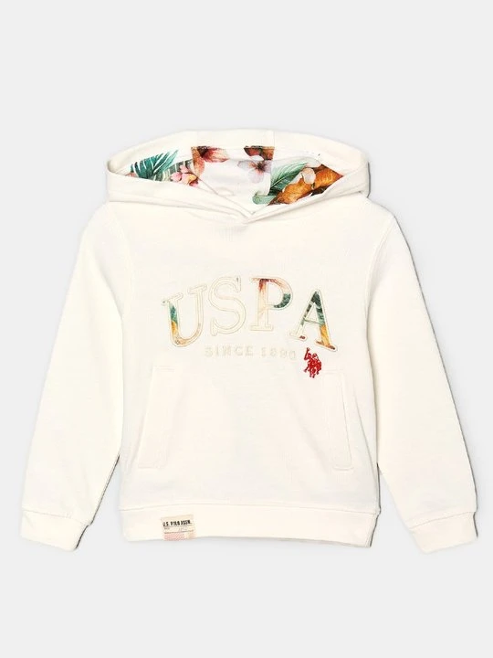 Zdjęcie produktu Bluza z kapturem U.S. POLO ASSN. mleczny