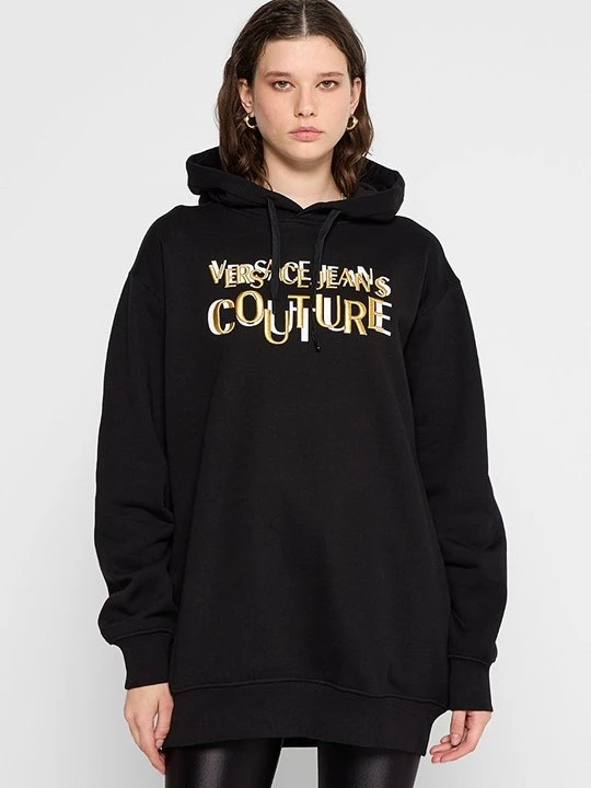 Zdjęcie produktu Bluza z kapturem Versace Jeans Couture czarny