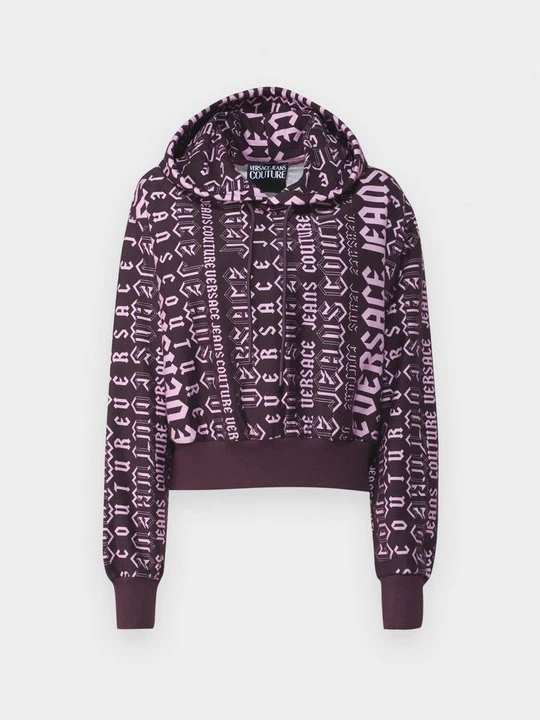Zdjęcie produktu Bluza z kapturem Versace Jeans Couture liliowy