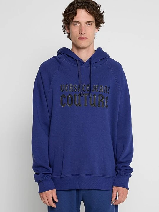 Zdjęcie produktu Bluza z kapturem Versace Jeans Couture niebieski