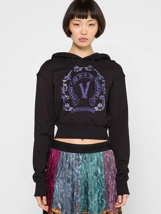 Zdjęcie produktu Bluza z kapturem Versace Jeans Couture czarny