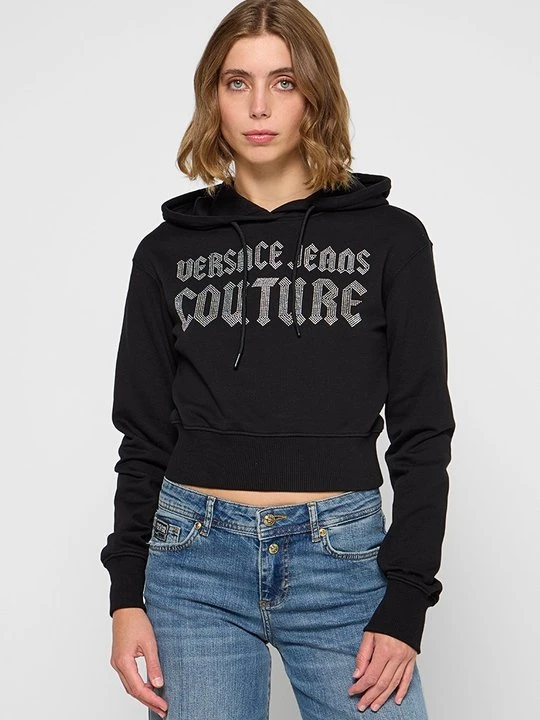 Zdjęcie produktu Bluza z kapturem Versace Jeans Couture czarny