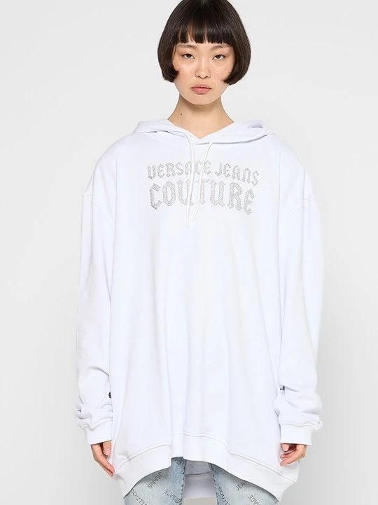 Zdjęcie produktu Bluza z kapturem Versace Jeans Couture biały