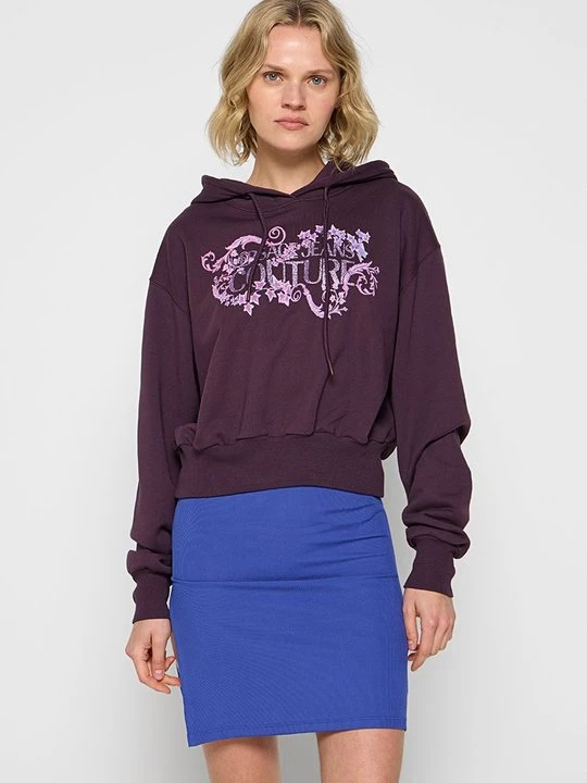 Zdjęcie produktu Bluza z kapturem Versace Jeans Couture liliowy