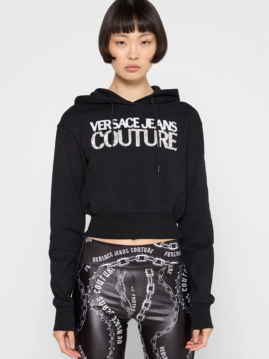 Zdjęcie produktu Bluza z kapturem Versace Jeans Couture czarny