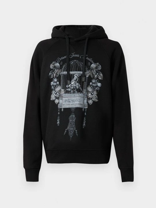 Zdjęcie produktu Bluza z kapturem Versace Jeans Couture czarny