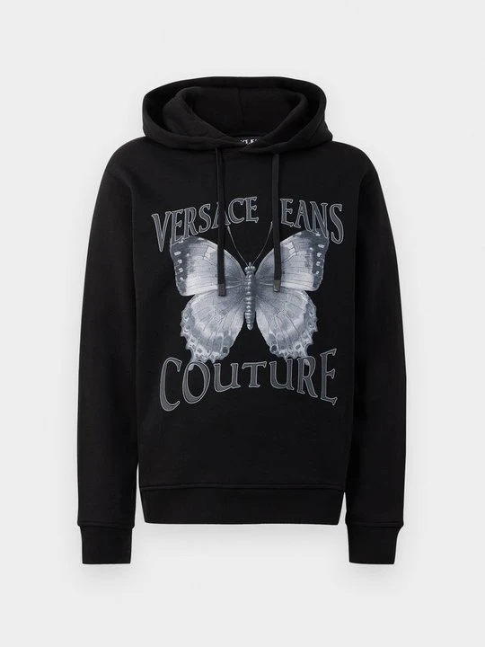 Zdjęcie produktu Bluza z kapturem Versace Jeans Couture czarny