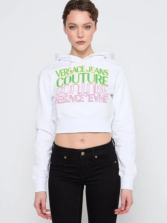 Zdjęcie produktu Bluza z kapturem Versace Jeans Couture biały
