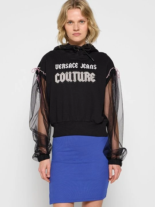 Zdjęcie produktu Bluza z kapturem Versace Jeans Couture czarny