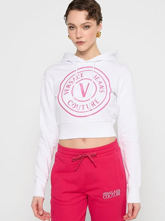 Zdjęcie produktu Bluza z kapturem Versace Jeans Couture biały
