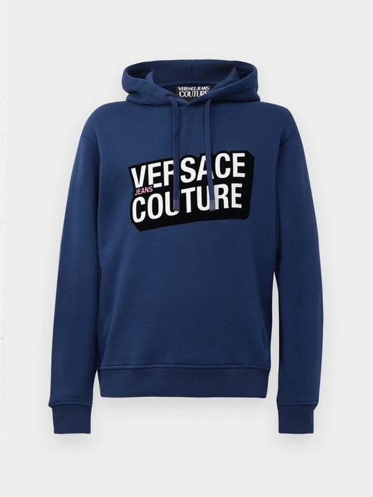 Zdjęcie produktu Bluza z kapturem Versace Jeans Couture niebieski