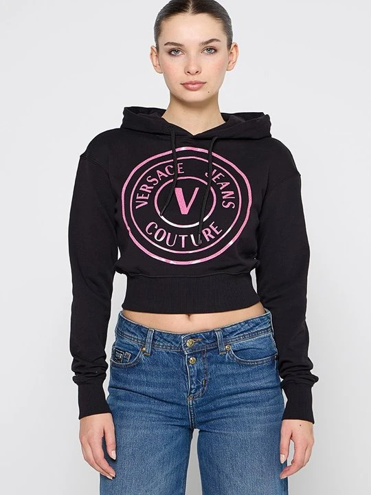 Zdjęcie produktu Bluza z kapturem Versace Jeans Couture czarny