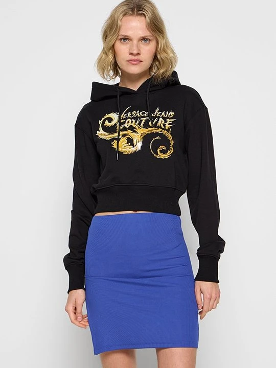 Zdjęcie produktu Bluza z kapturem Versace Jeans Couture czarny