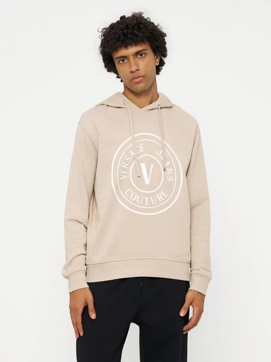 Zdjęcie produktu Bluza z kapturem Versace Jeans Couture beżowy